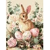 Картина за номерами Святковий кролик art_selena_ua 30х40 Ідейка (KHO5184)
