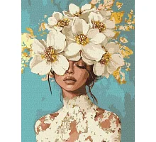 Картина по номерам Цветущие мечты с красками металлик art_selena_ua 40х50 Идейка (KHO8726)