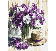 Картина по номерам Цветочный натюрморт art_selena_ua 40х50 Идейка (KHO5735)