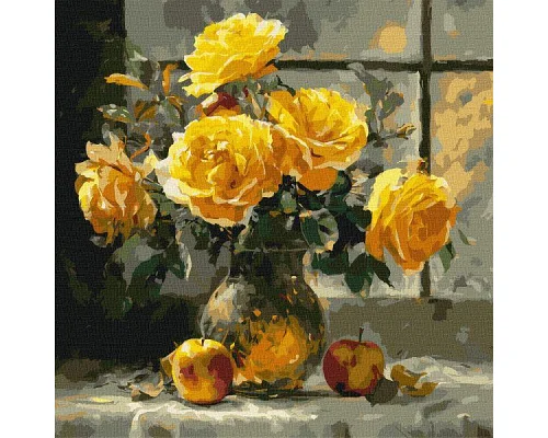 Картина за номерами Пелюсткова ніжність art_selena_ua 40х40 Ідейка (KHO3347)