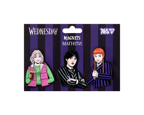 Магніти фігурні Yes Wednesday The Admirer 3 шт (708815)