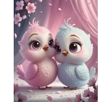 Алмазна мозаїка Пташенята 20*20см Dreamtoys (S10267)