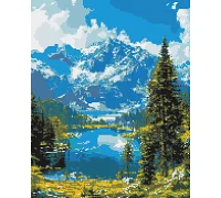 Алмазна мозаїка Гірський спокій 40x50 см Орігамі (OD30990)