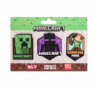 Магніти фігурні Yes Minecraft, 3 шт 3 (708544)
