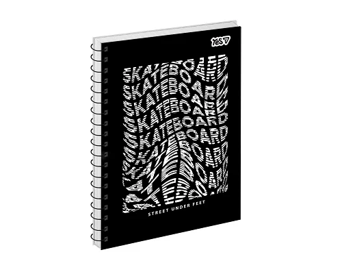 Тетрадь для записей Yes Skate life одинарная спираль А5/80 листов (152441)