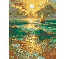 Алмазна мозаїка Пейзаж. Самотнє вітрило у морі 40x50 см Орігамі (OD30610-01)