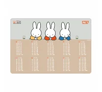 Підкладка для столу пластикова Miffy таблиця множення 42х29 см YES (492410)