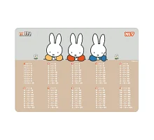 Подложка для стола пластиковая Miffy таблица умножения 42х29 см YES (492410)