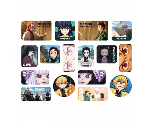 Набір наліпок 2D Yes Demon Slayer (708526)