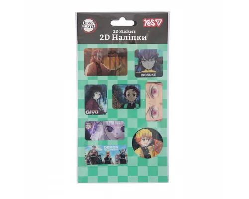 Набір наліпок 2D Yes Demon Slayer (708526)