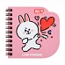 Блокнот фігурний Yes Line Friends Cony 100x100 30 мм аркушів клітинка (152181)