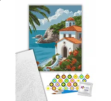 Картина за номерами Будинок на узбережжі 11072-АС 40х50 см Art Craft (11072-AC)