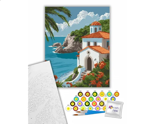 Картина за номерами Будинок на узбережжі 11072-АС 40х50 см Art Craft (11072-AC)