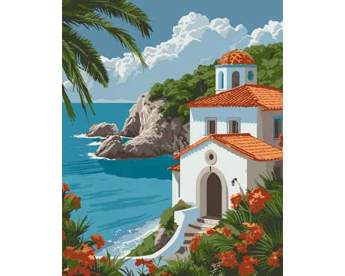 Картина за номерами Будинок на узбережжі 11072-АС 40х50 см Art Craft (11072-AC)
