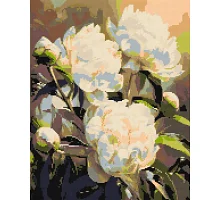 Алмазна мозаїка Гармонія півоній 40x50 см Оригамі (OD3533)