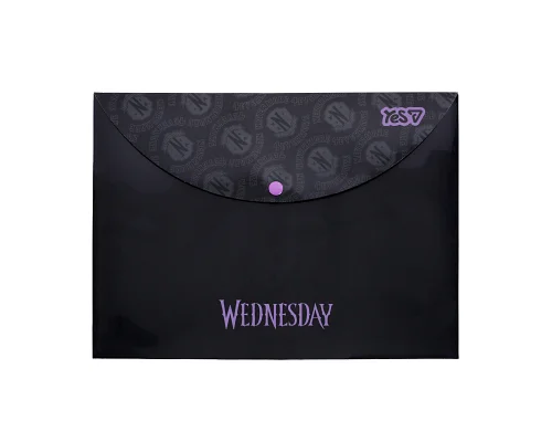 Папка-конверт Wednesday A4 на кнопці YES (492384)