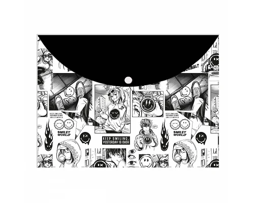 Папка-конверт Smiley World B5 на кнопці YES (492443)
