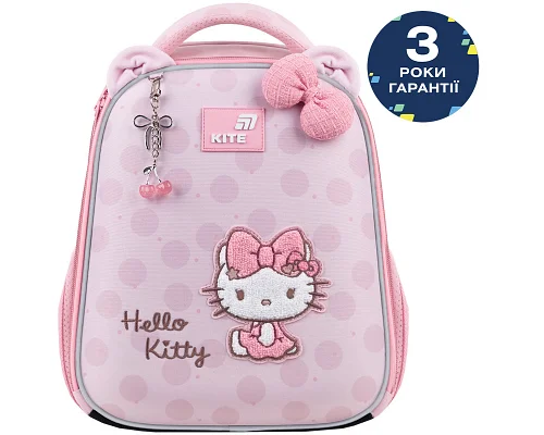 Рюкзак школьный каркасний Kite Education Hello Kitty спинка 36 см (HK26-555S-2)
