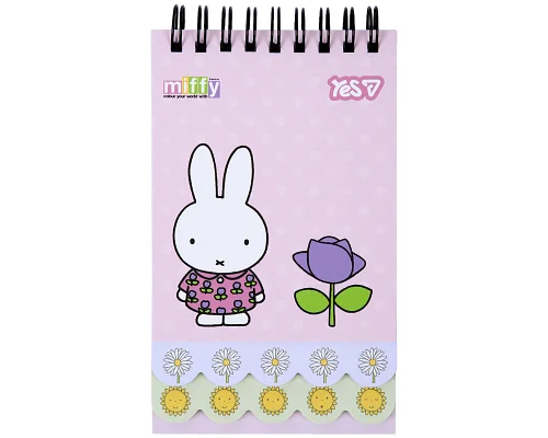 Блокнот Yes Miffy Flowers 85x142 60 листов (152234)
