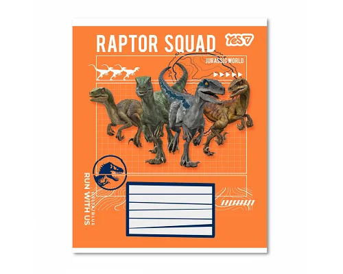 Зошит шкільний Jurassic World.Camp cretaceous А5 24 аркушів лінія YES (768817)