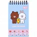 Блокнот Yes Line Friends Trio 85x137 60 аркушів (152161)