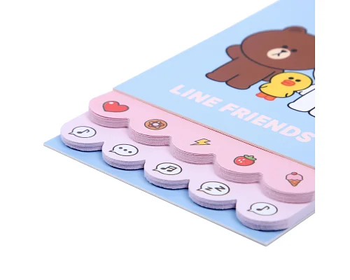 Блокнот Yes Line Friends Trio 85x137 60 аркушів (152161)