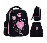 Рюкзак школьный шкільний напівкаркасний GoPack Education Heart спинка 34 см (GO26-165S-2)