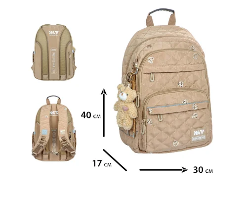 Рюкзак шкільний Yes 2026 Bear Friend TS-47M (550307)