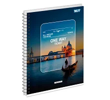 Зошит для записів Yes City Magic одинарна спіраль А4/80 аркушів (152448)