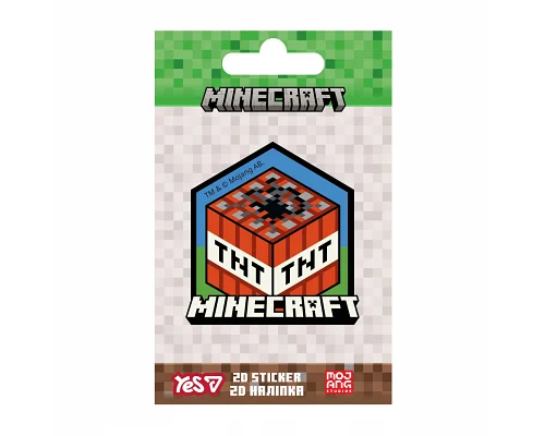 Наліпка 2D Yes Minecraft TNT (708508)