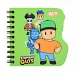 Блокнот фігурний Yes Stumble Guys Green 100x100 30 аркушів клітинка (152185)
