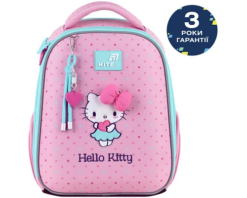 Рюкзак школьный каркасний Kite Education Hello Kitty спинка 36 см (HK26-555S-1)