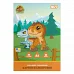 Картон цветной односторонний Jurassic World Kids 10 листов А4 папка YES (956848)