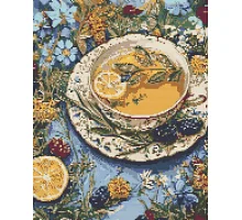 Алмазна мозаїка/вишивка Квітковий чай 40*50 см Орігамі OD 3538 (OD3538)