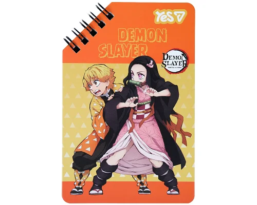 Блокнот Yes Demon Slayer Heroes 95x145 60 листов линия (152230)