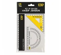 Набор линеек Yes Не ускладнюй! 3 предмета линейка 15 см (370700)