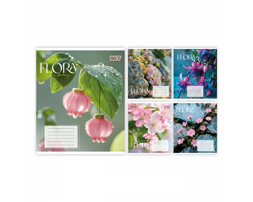 Зошит шкільний Yes Flora А5 36 аркушів лінія (768793)