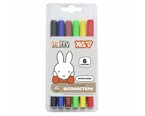 Фломастери Yes Miffy 6 кольорів (650609)