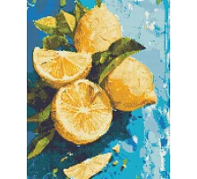 Алмазна мозаїка Лимонна насолода 40x50 см Орігамі (OD3527)