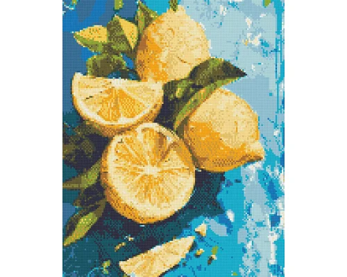 Алмазна мозаїка Лимонна насолода 40x50 см Орігамі (OD3527)