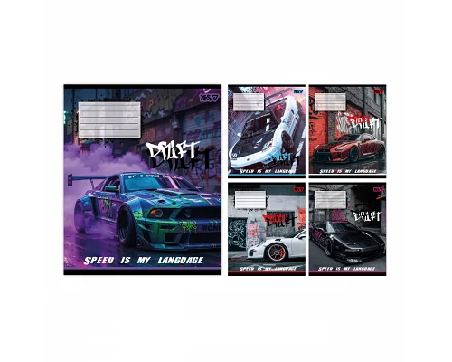 Зошит шкільний Yes Drift А5 24 аркуша лінія (768885)