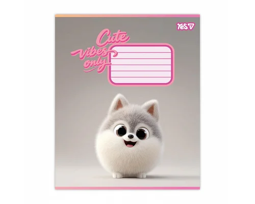 Зошит шкільний Yes Cute vibes only А5 24 аркуша лінія (768901)