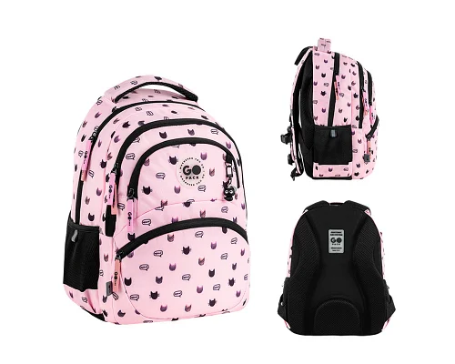 Рюкзак шкільний шкільний GoPack Education Meow Cats спинка 40 см (GO26-175M-1)