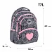 Рюкзак шкільний шкільний GoPack Education Fluffy Heart спинка 40 см (GO26-175M-4)
