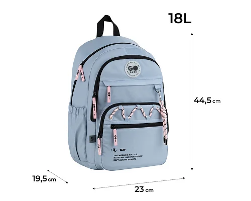 Рюкзак шкільний GoPack Teens спинка 44 см (GO26-121L-2)