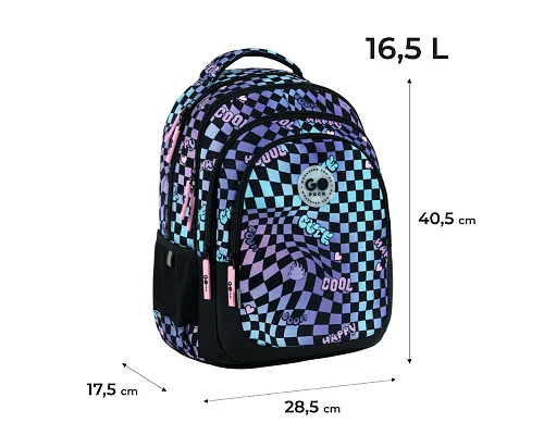 Рюкзак шкільний GoPack Teens спинка 40 см (GO26-162M-2)