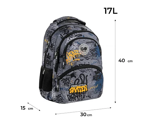 Рюкзак шкільний шкільний GoPack Education Free Style спинка 40 см (GO26-175M-5)