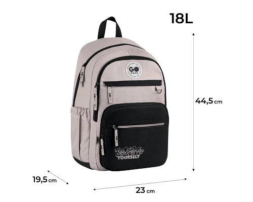 Рюкзак шкільний GoPack Teens спинка 44 см (GO26-121L-1)