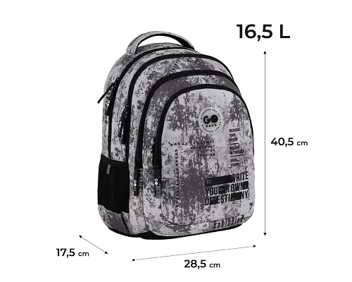 Рюкзак шкільний GoPack Teens спинка 40 см (GO26-162M-3)