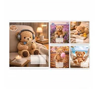 Зошит шкільний 1Вересня Bear stories А5 24 аркушів лінія (768975)